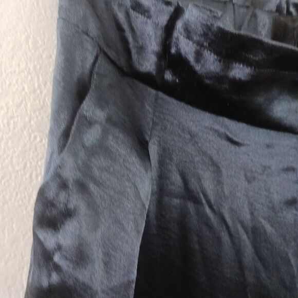 Code X Mode navy blue wide leg elastic waist pants size L - Picture 8 of 10